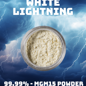 White Lightning – 99.99% – MGM15 Powder (***NOT 7OH***)