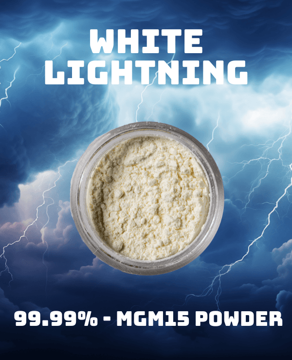 White Lightning – 99.99% – MGM15 Powder (***NOT 7OH***)