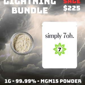 Lightning MGM Bundle – (1g MGM powder / 50 Tabs)
